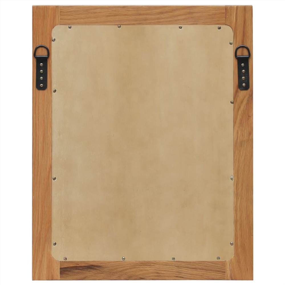 Mirror 40x50 cm Solid Oak Wood