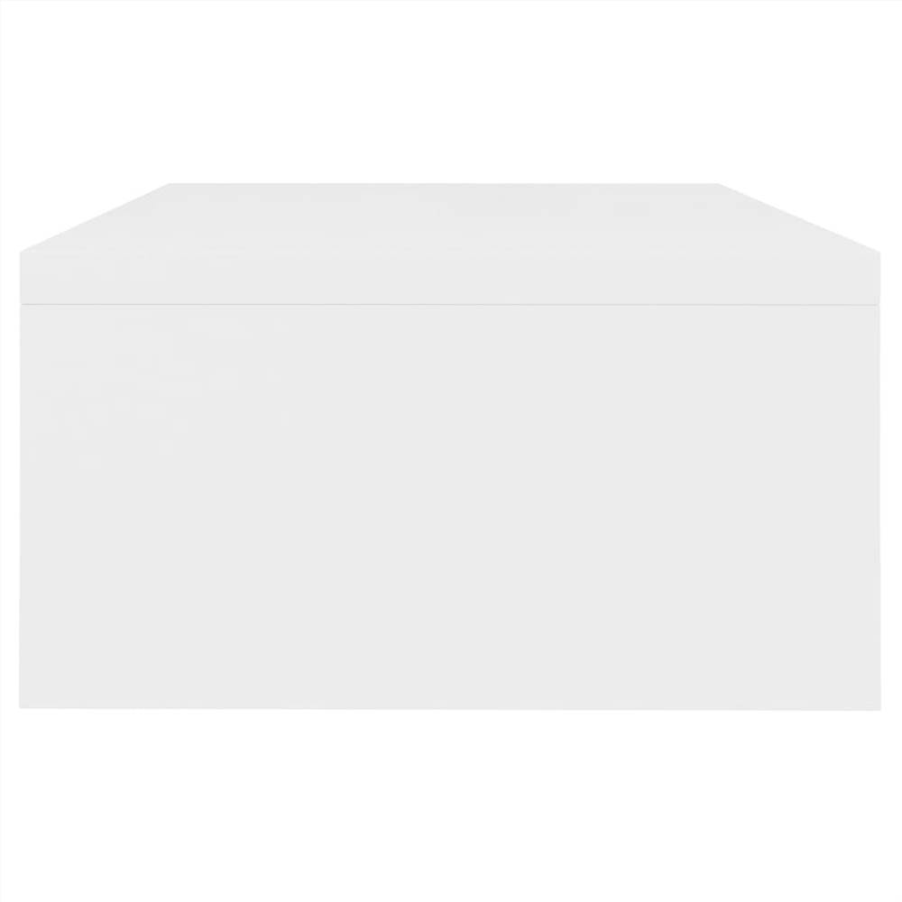 Monitor Stand White 42x24x13 cm Chipboard