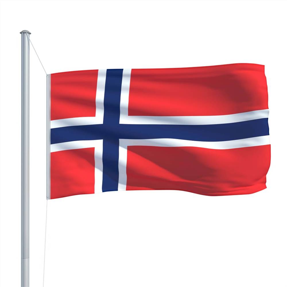 Norway Flag and Pole Aluminium 6,2 m