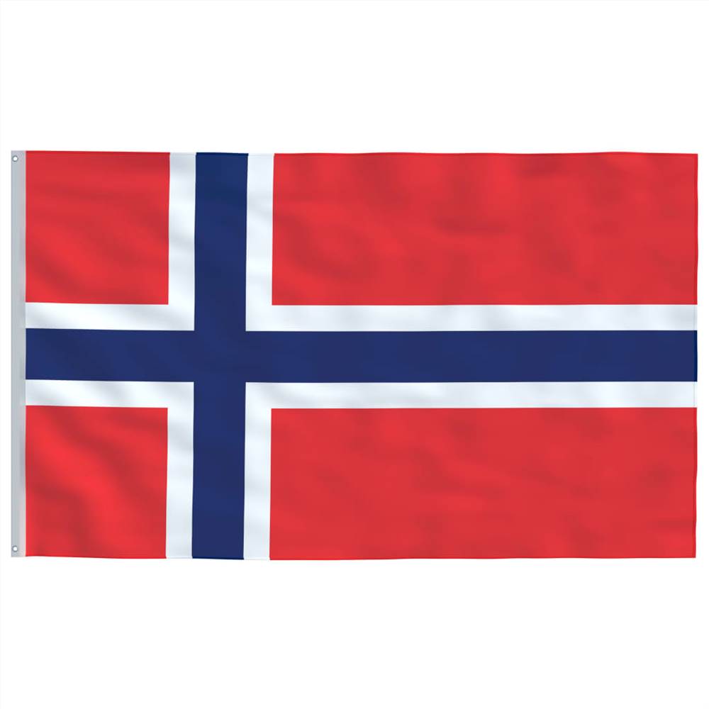 Norway Flag and Pole Aluminium 6,2 m
