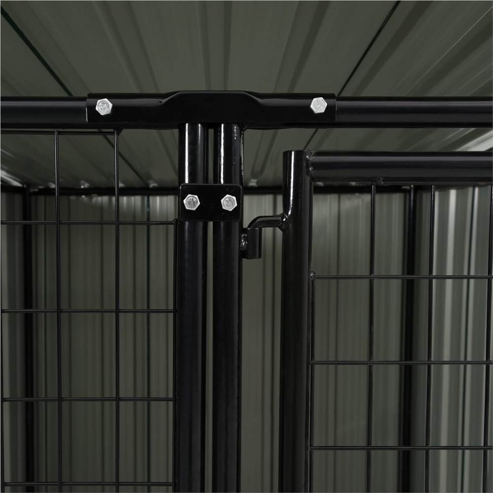 Outdoor Dog Kennel 133x133x116 cm