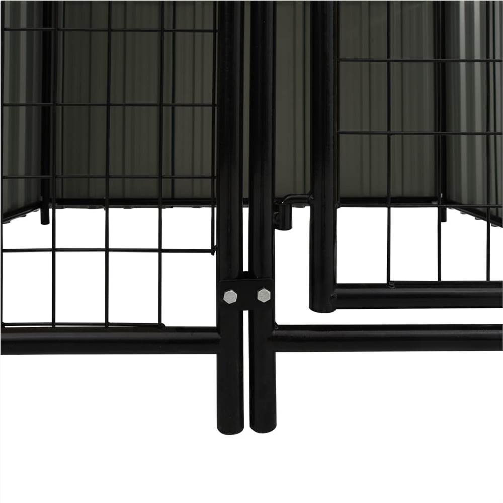 Outdoor Dog Kennel 133x133x116 cm