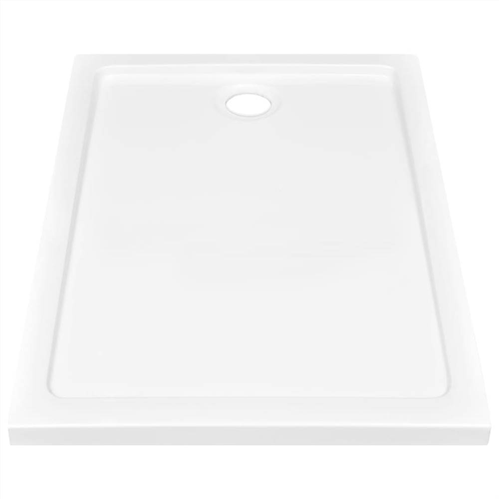 Shower Base Tray ABS White 70x100 cm