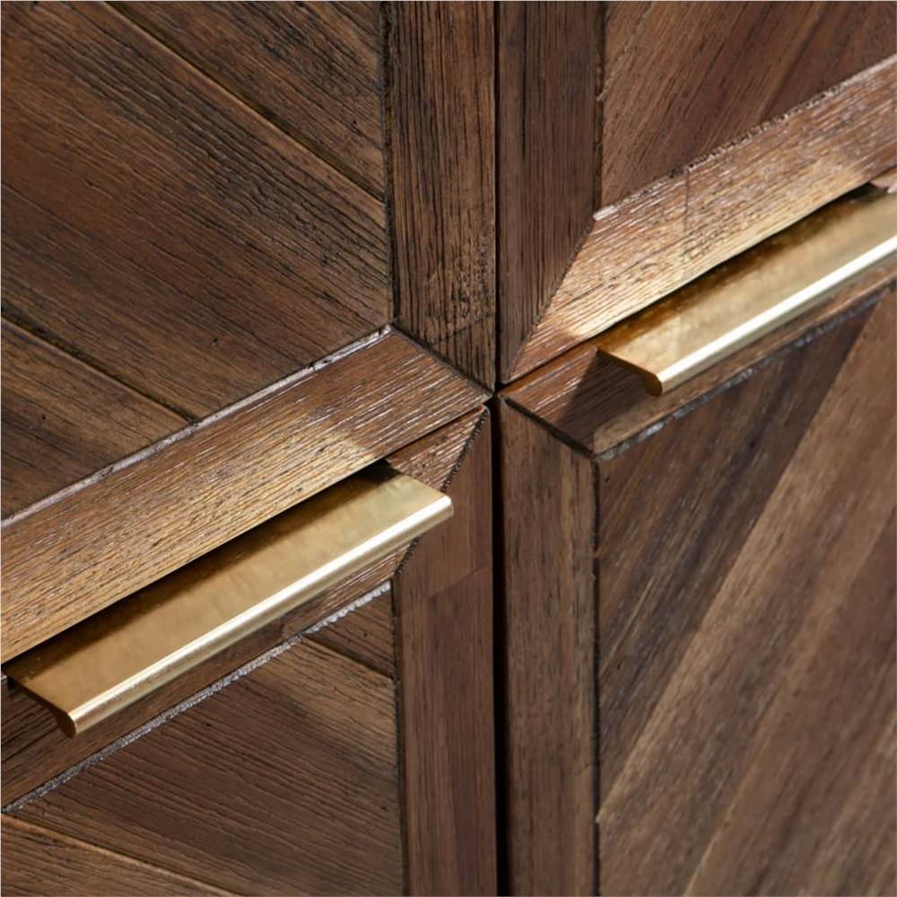 Sideboard Solid Acacia Wood 90x33.5x75 cm