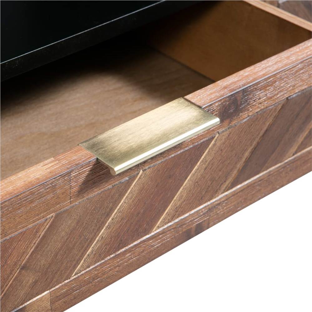 Sideboard Solid Acacia Wood 90x33.5x75 cm