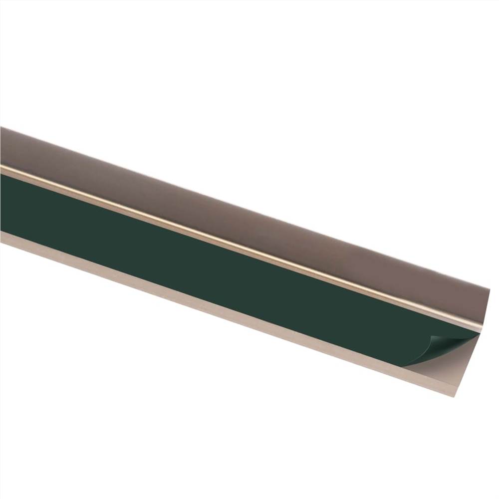 Stair Nosings in L-shape 5 pcs Aluminium 134 cm Brown