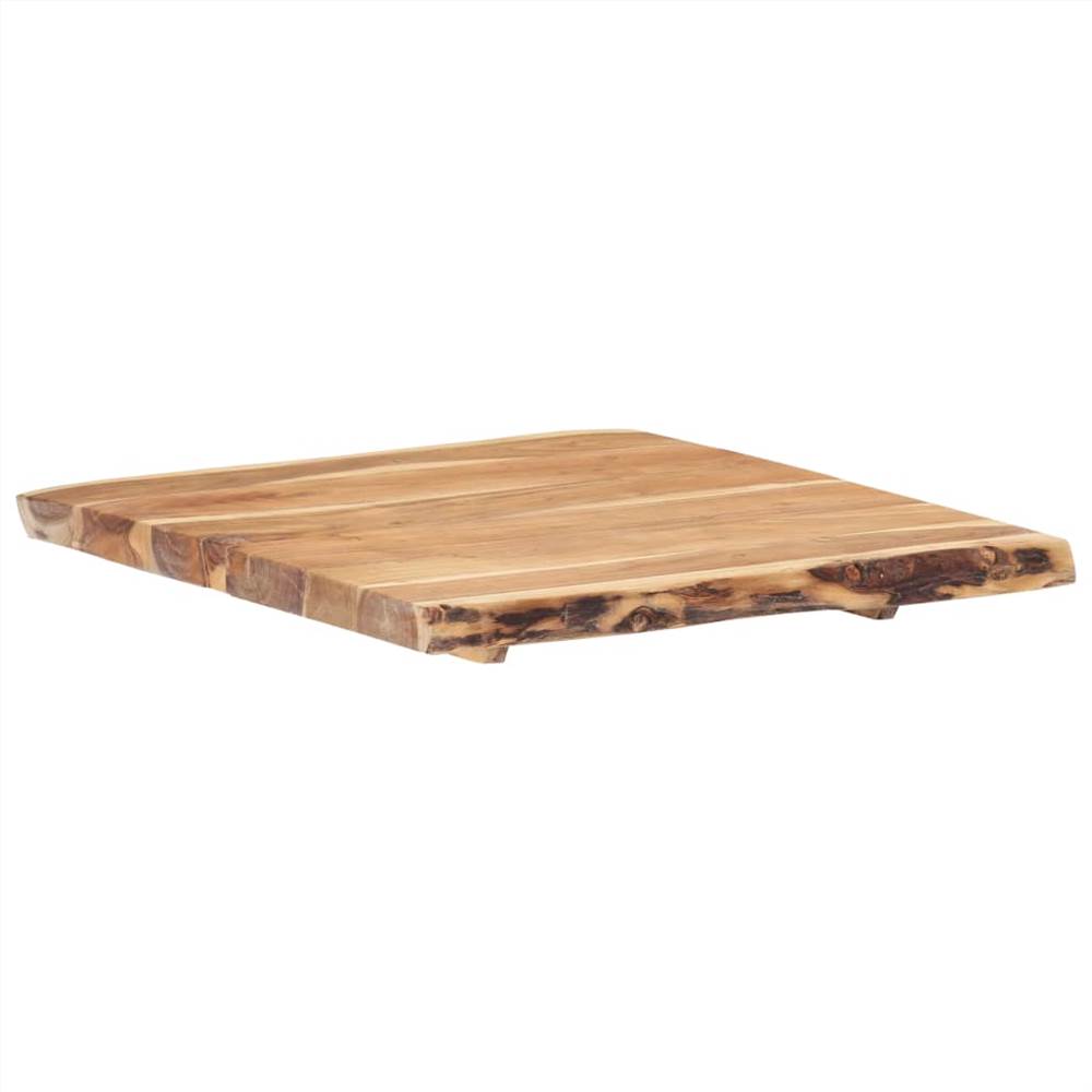 Table Top Solid Acacia Wood 60x60x3.8 cm
