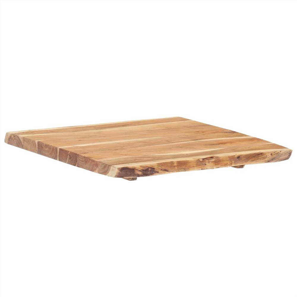 Table Top Solid Acacia Wood 60x60x3.8 cm