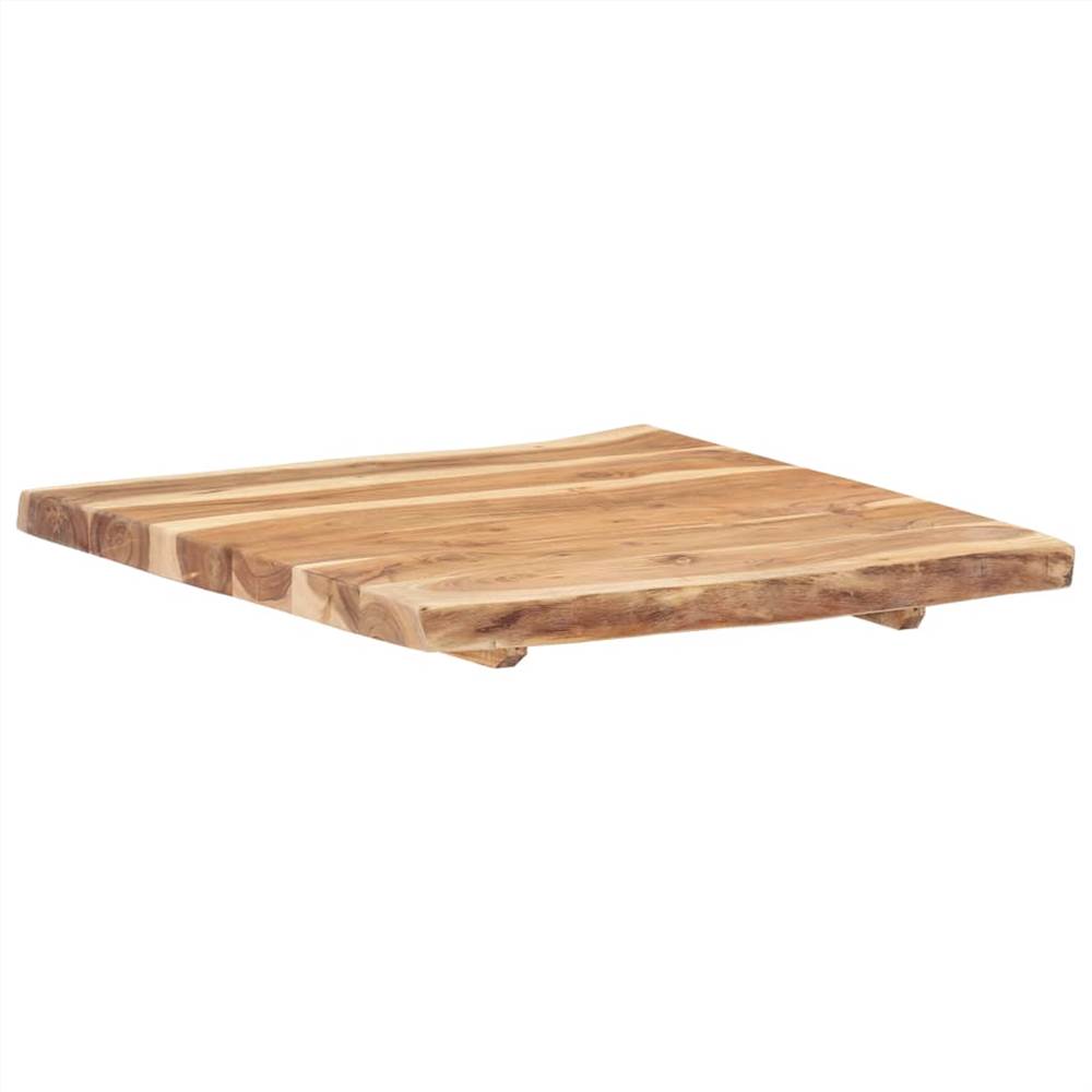 Table Top Solid Acacia Wood 60x60x3.8 cm