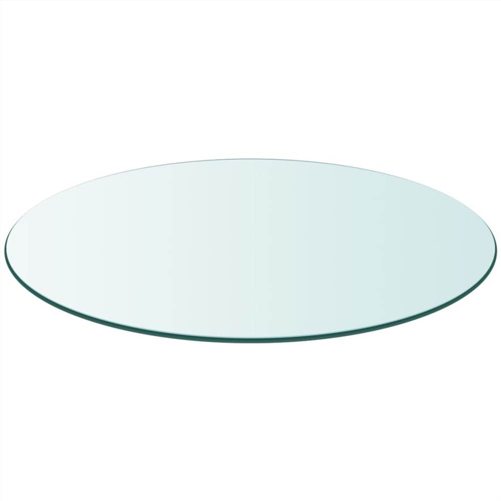 Table Top Tempered Glass Round 400 mm