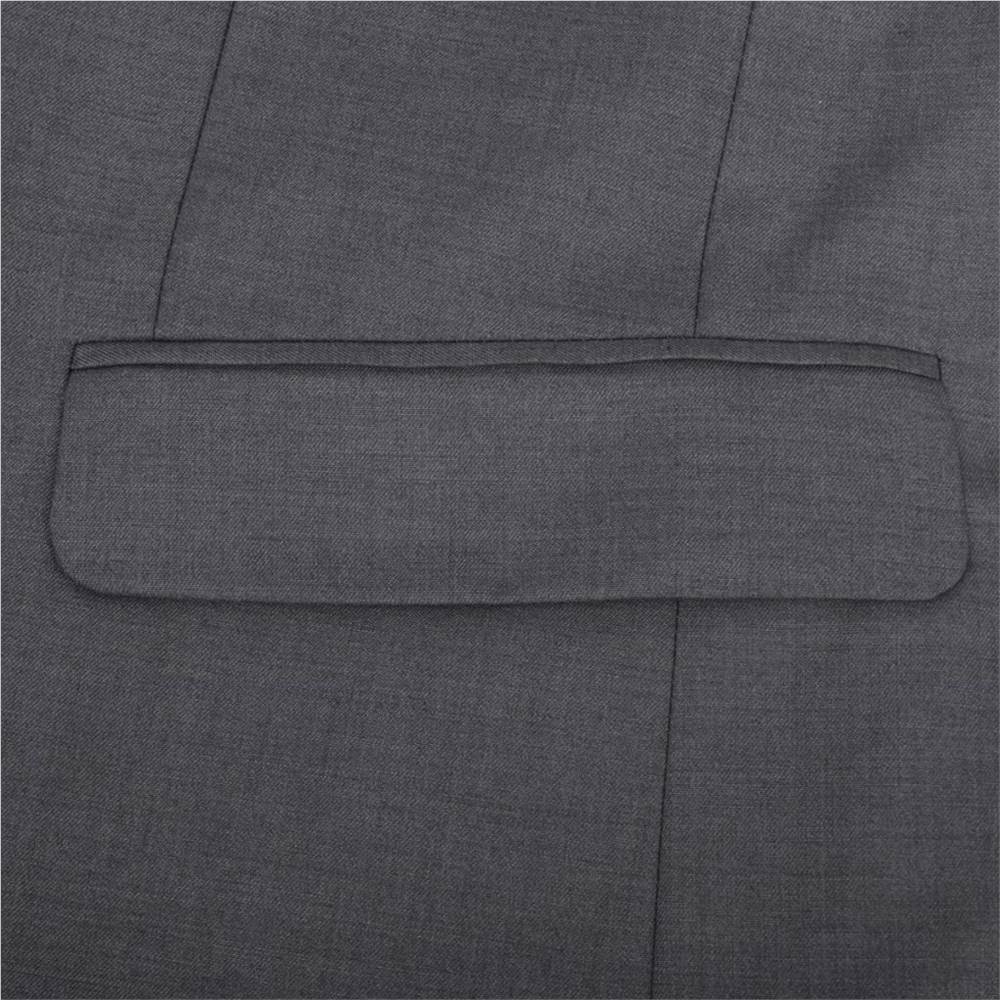 Three Piece Mens Business Suit Size 46 Anthracite Grey