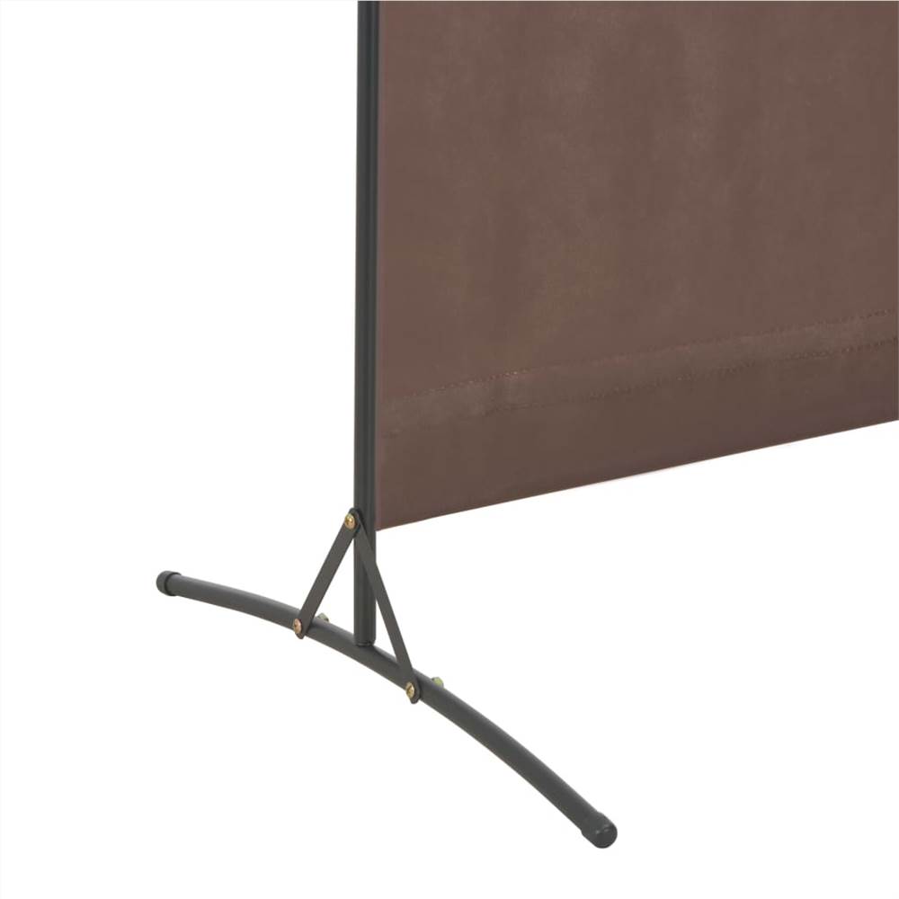 1 Panel Room Divider Brown 175x180 cm