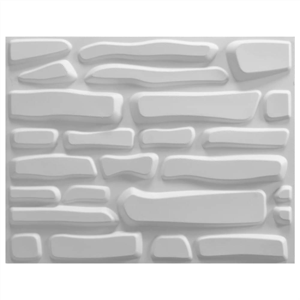 12 pcs Wall Panel 3D 0.8x0.625 m 6m²