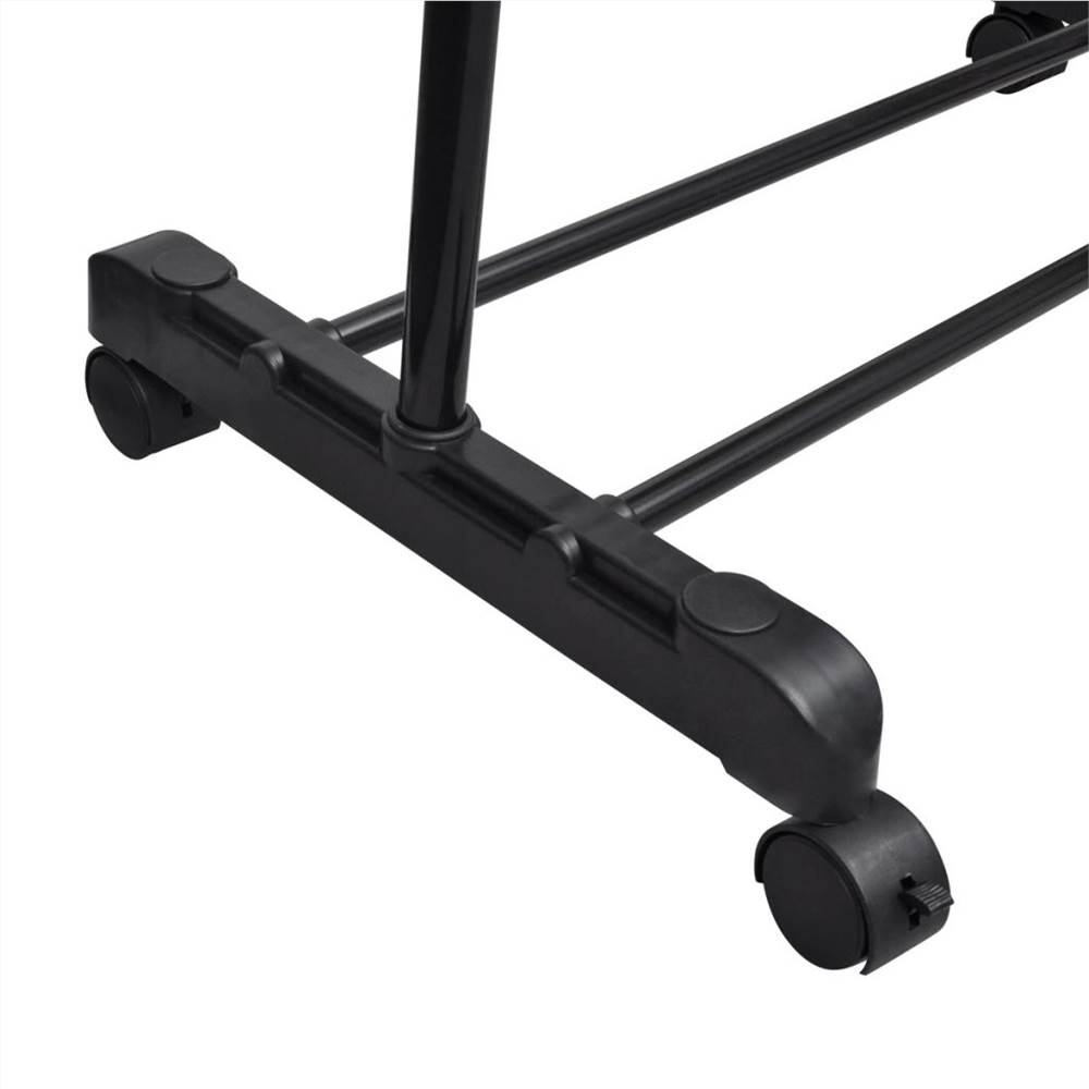 Adjustable Clothes Racks 2 pcs 1 Hanging Rail