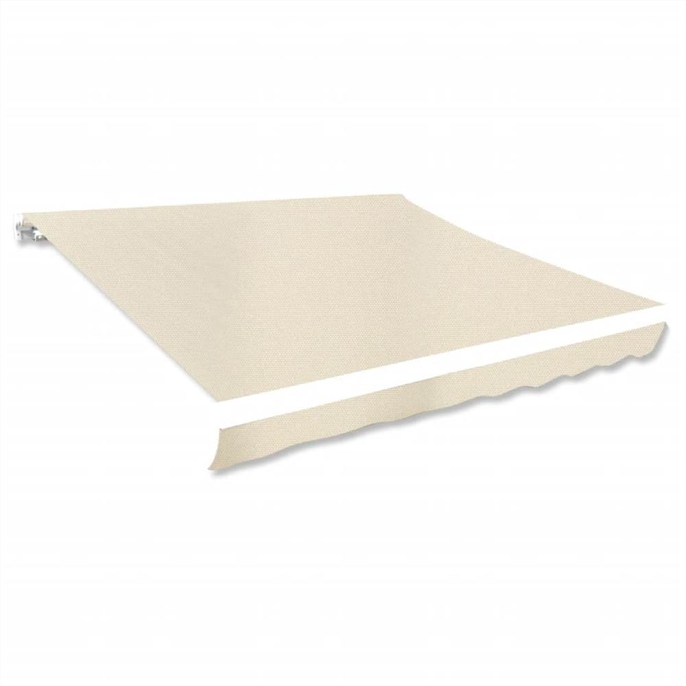 

Awning Top Sunshade Canvas Cream 3x2,5m (Frame Not Included)