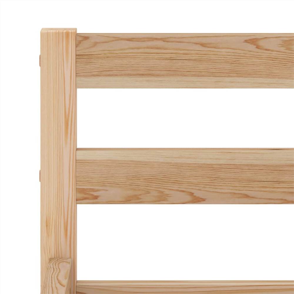 Bed Frame Solid Pine Wood 140x200 cm