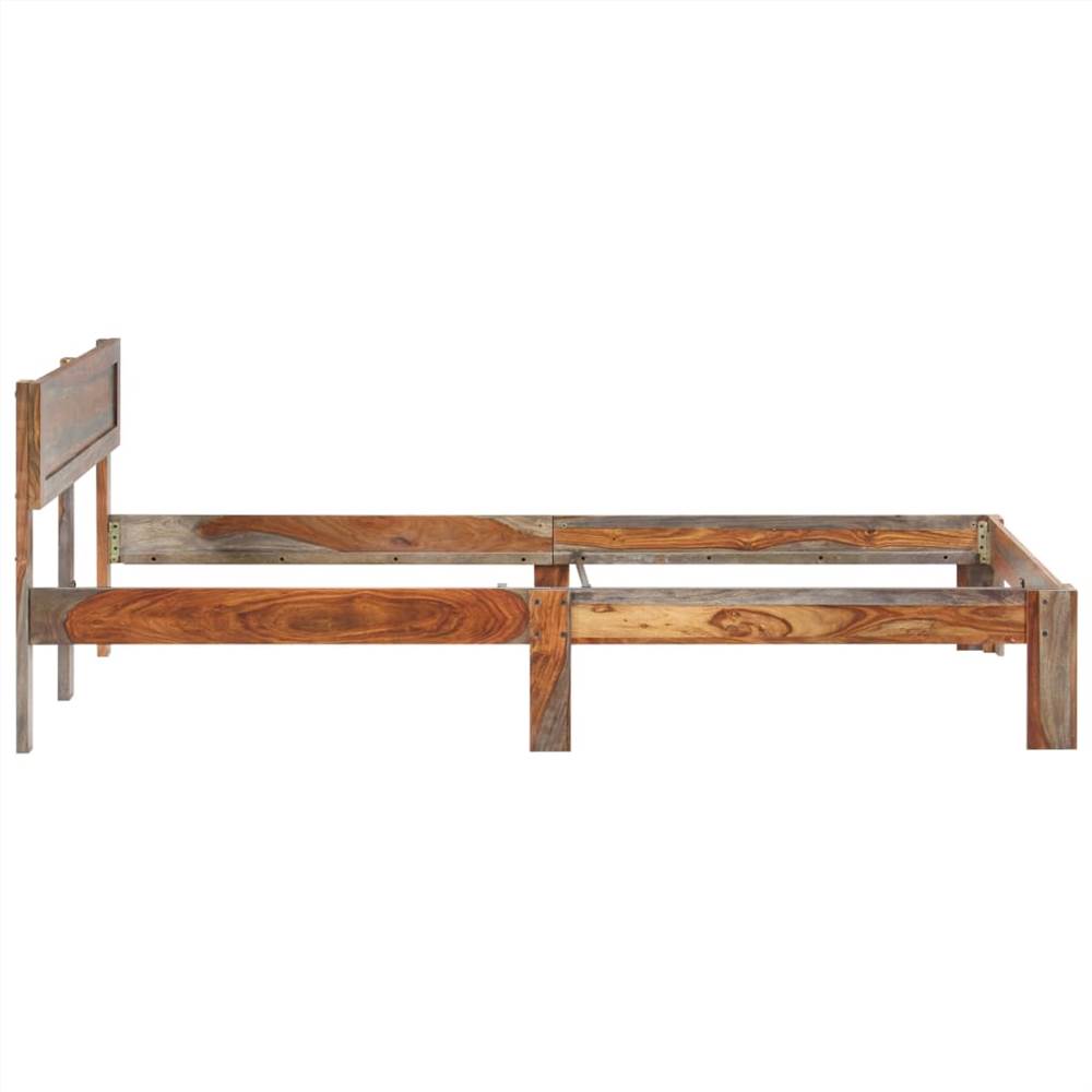 Bed Frame Solid Sheesham Wood 120x200 cm