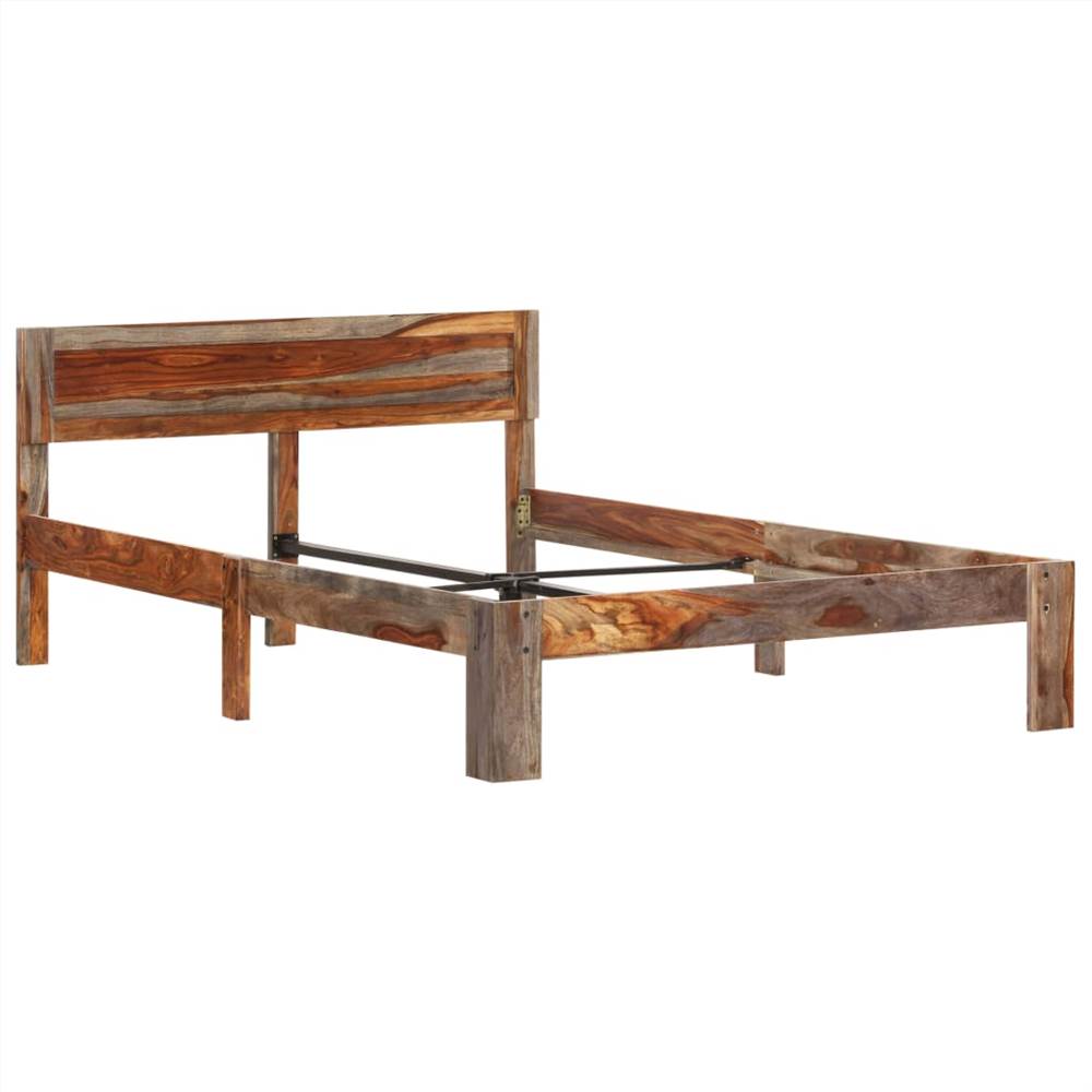 Bed Frame Solid Sheesham Wood 120x200 cm