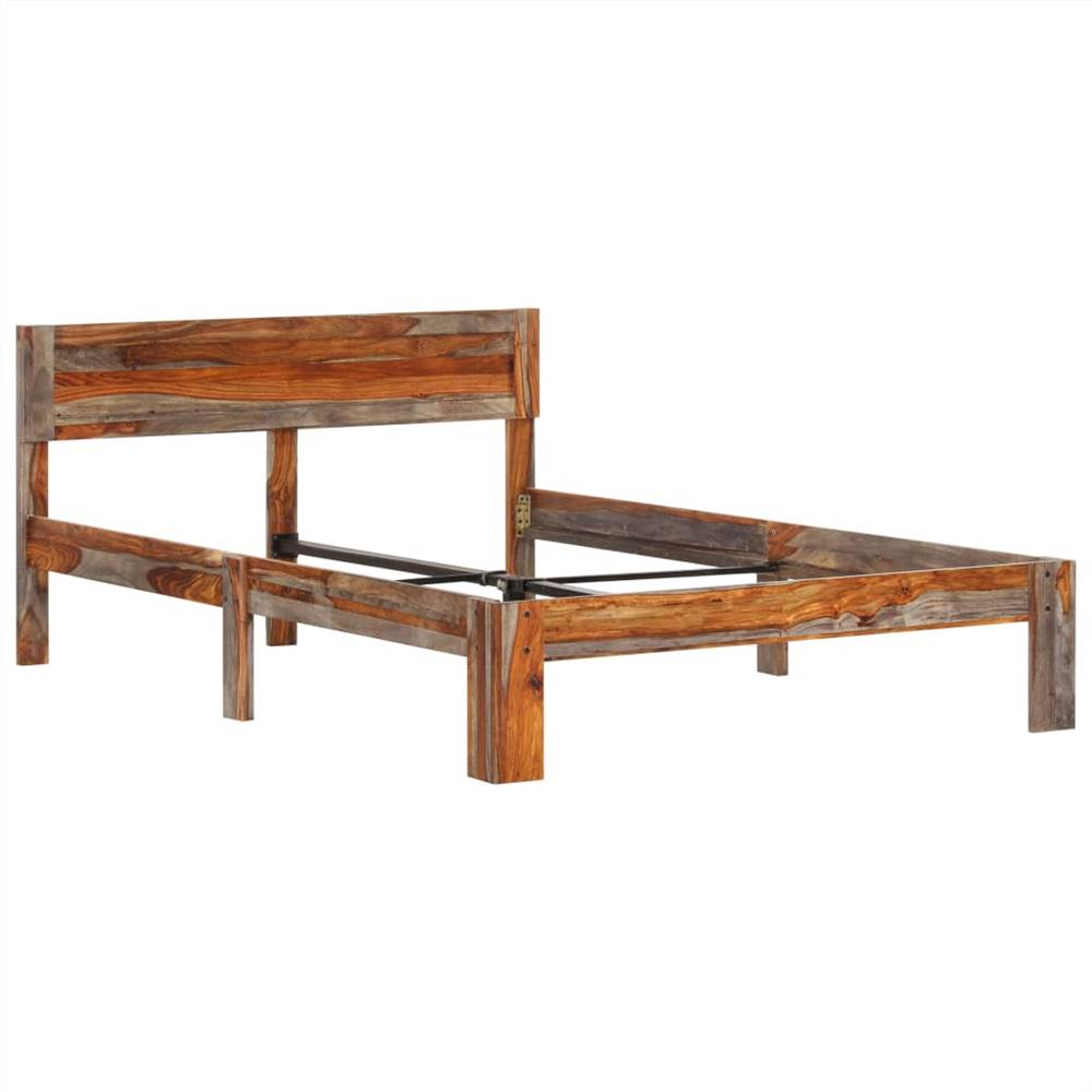 Bed Frame Solid Sheesham Wood 120x200 cm