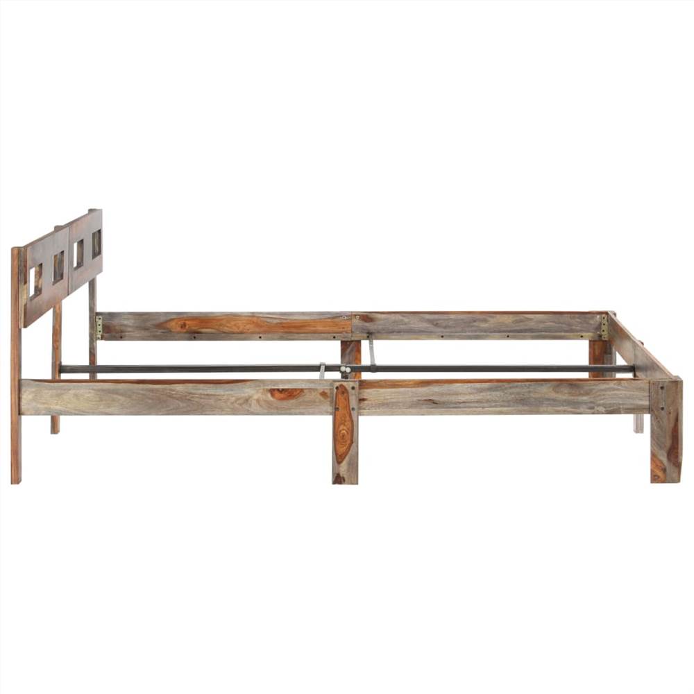 Bed Frame Solid Sheesham Wood 160x200 cm
