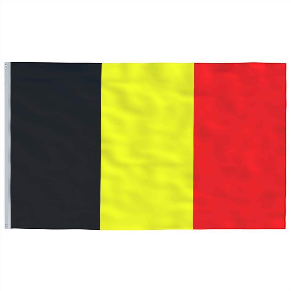 Belgium Flag and Pole Aluminium 6 m