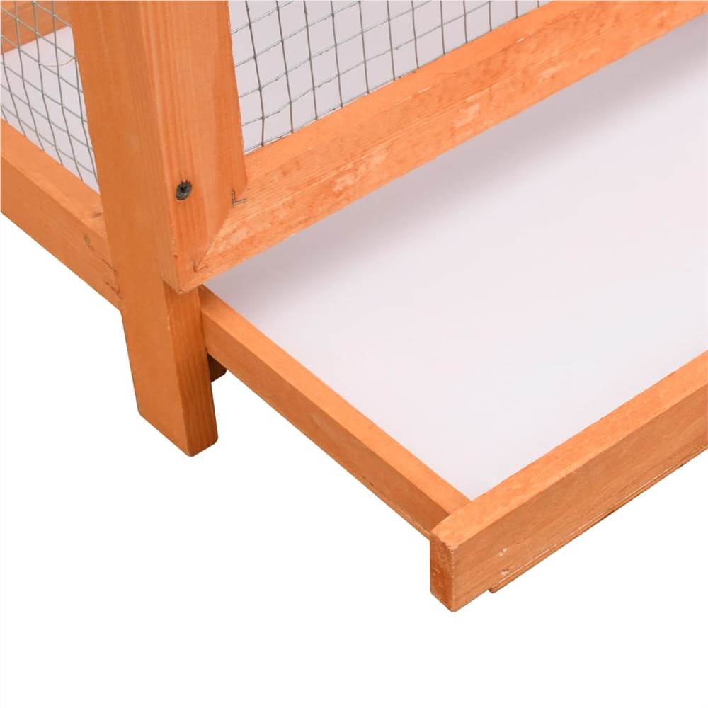 Bird Cage Solid Pine & Fir Wood 120x60x168 cm