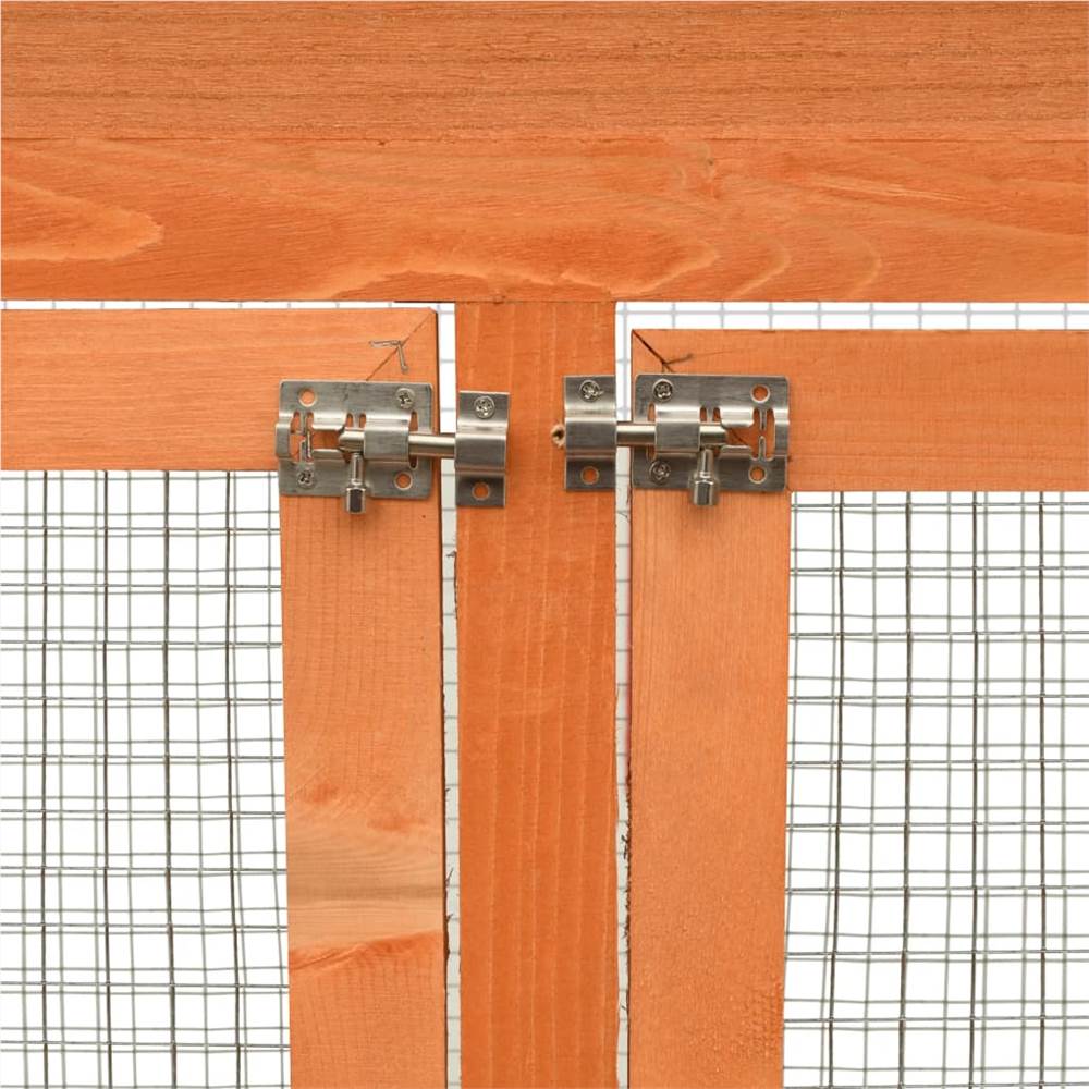 Bird Cage Solid Pine & Fir Wood 120x60x168 cm