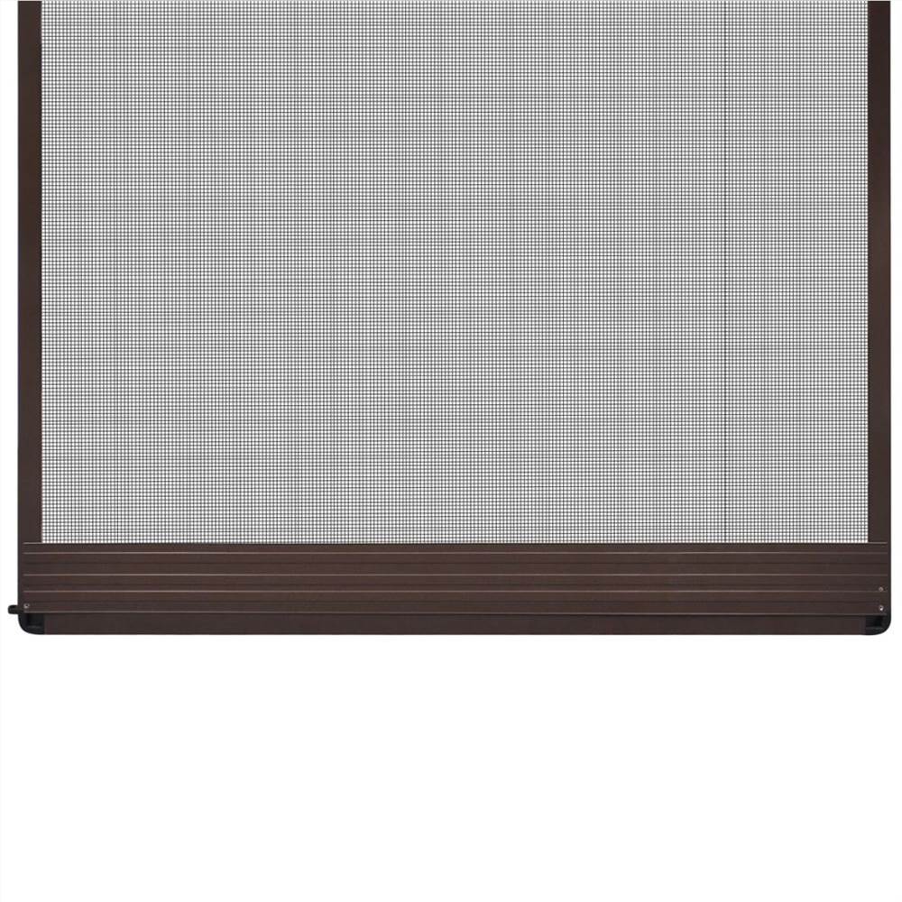 Brown Hinged Insect Screen for Doors 120 x 240 cm