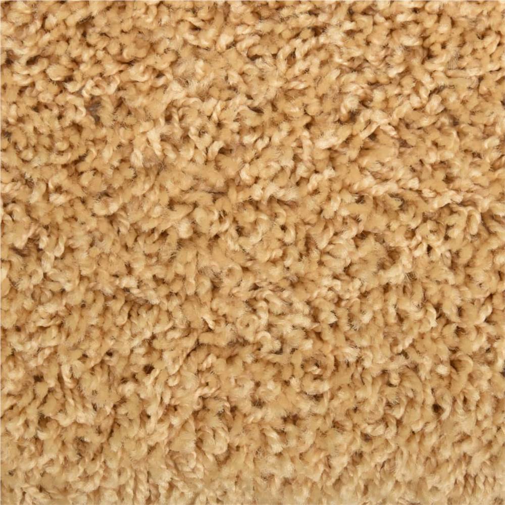 Carpet Stair Treads 15 pcs 65x25 cm Beige