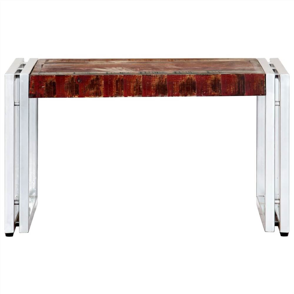 Coffee Table 60x60x35 cm Solid Reclaimed Wood