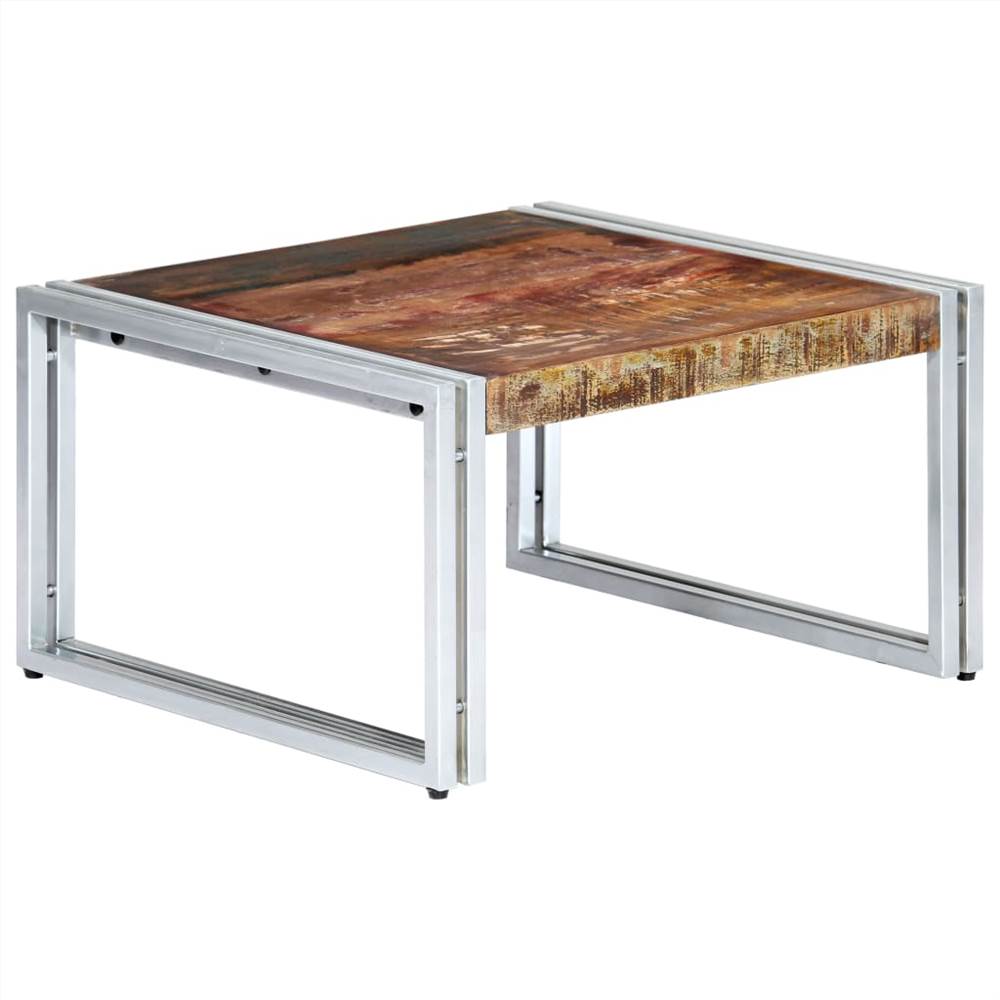 Coffee Table 60x60x35 cm Solid Reclaimed Wood