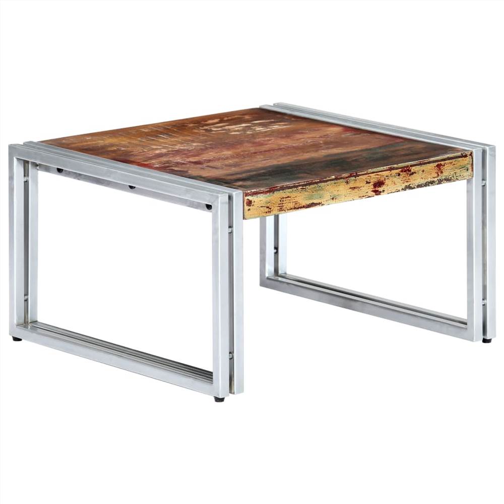 Coffee Table 60x60x35 cm Solid Reclaimed Wood