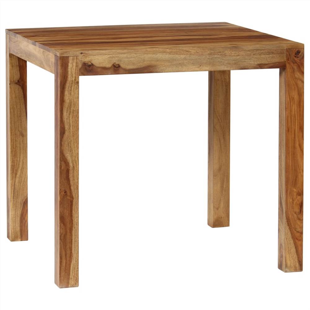 Dining Table Solid Sheesham Wood 82x80x76 cm
