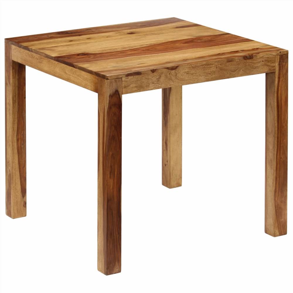Dining Table Solid Sheesham Wood 82x80x76 cm