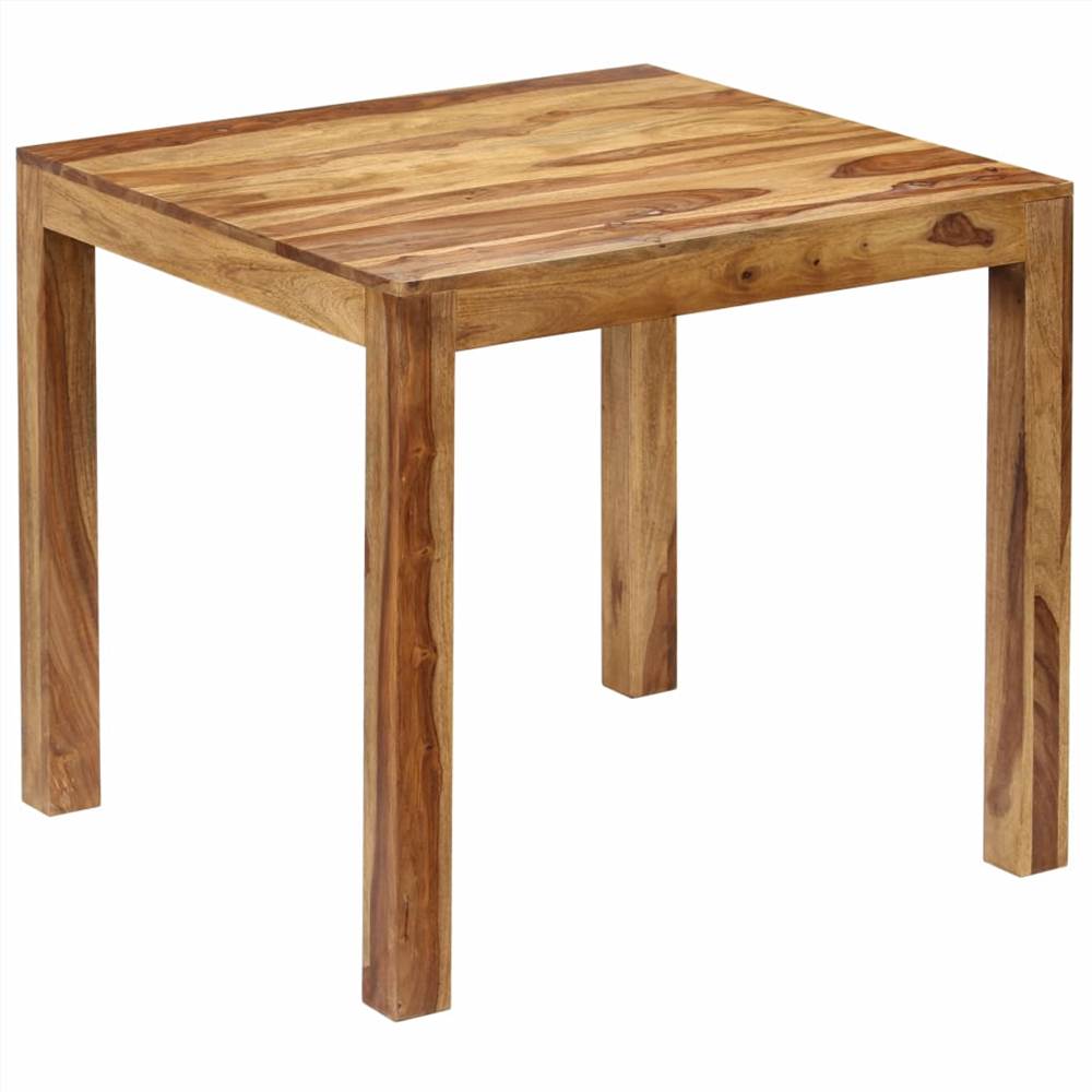 Dining Table Solid Sheesham Wood 82x80x76 cm