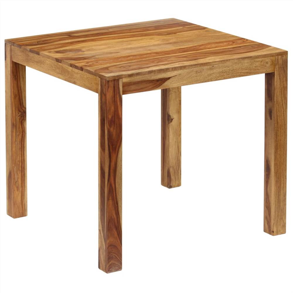 Dining Table Solid Sheesham Wood 82x80x76 cm