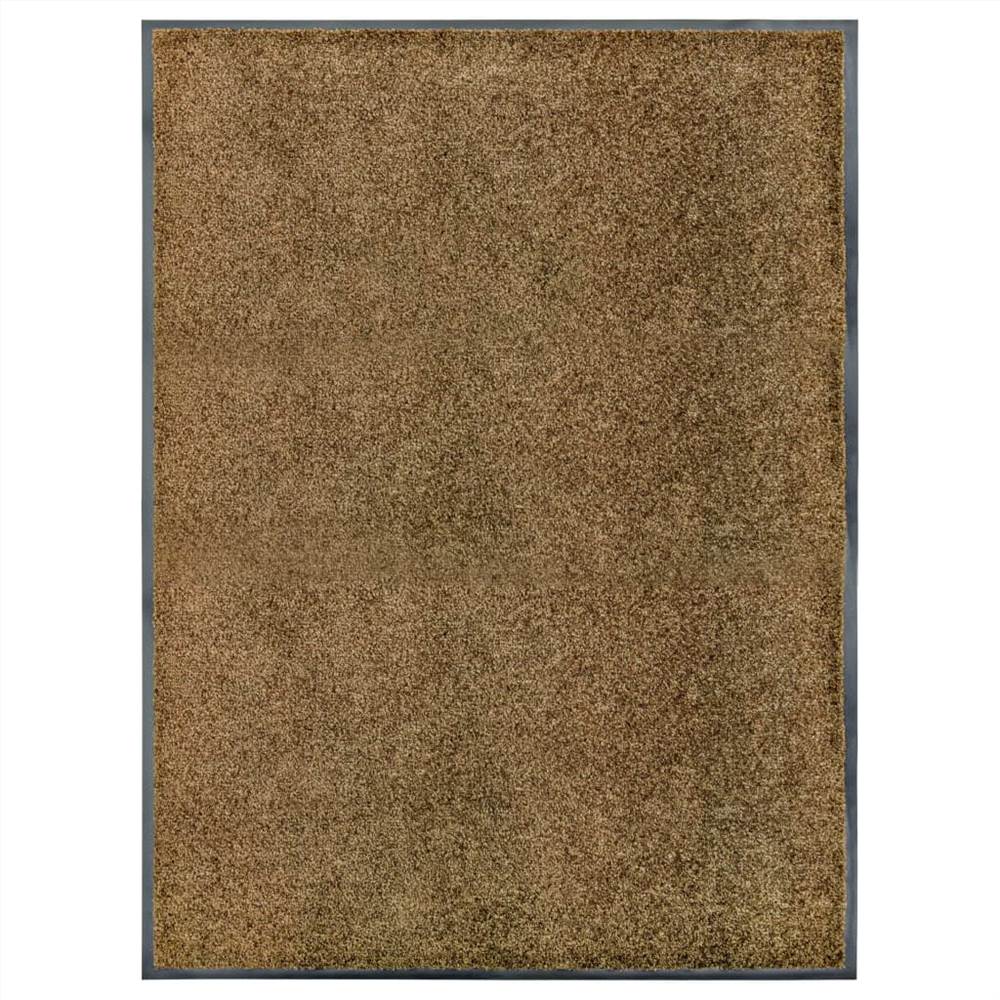 

Doormat Washable Brown 90x120 cm