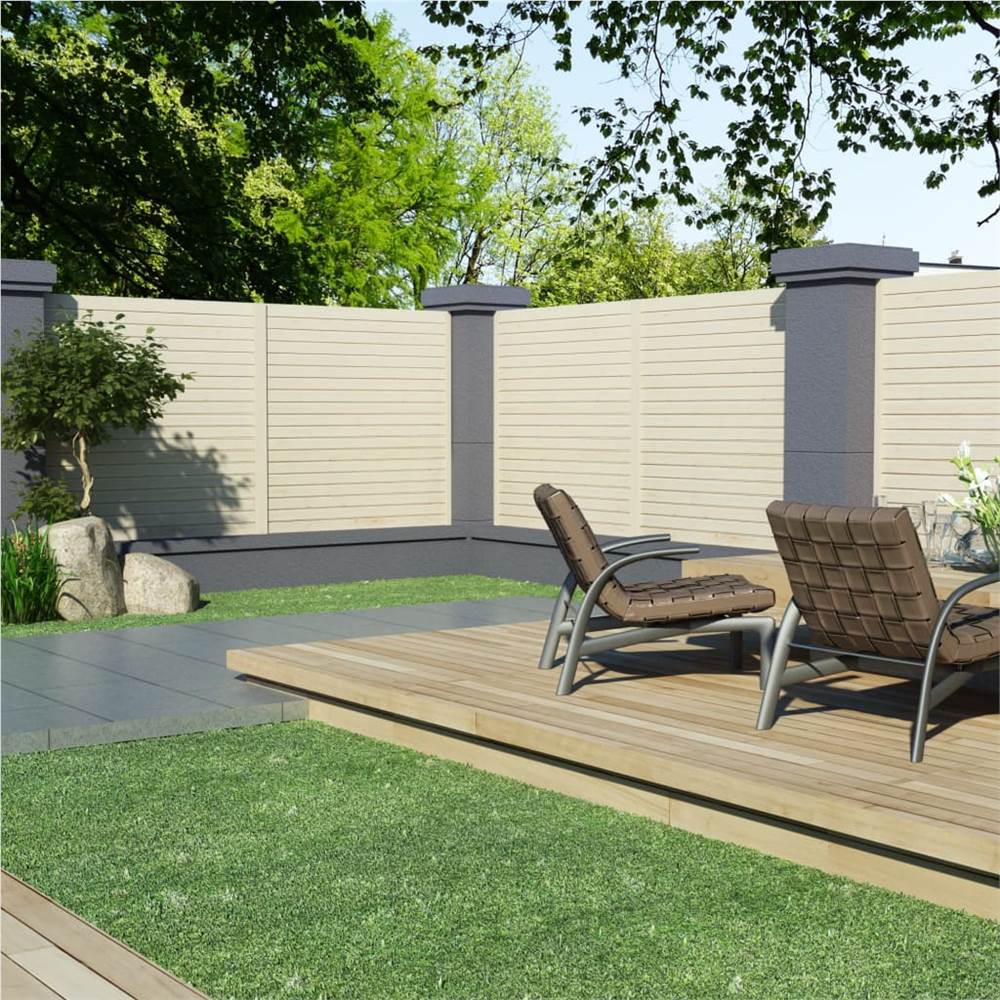 Fence Panels 4 pcs 6.8x1.7 m