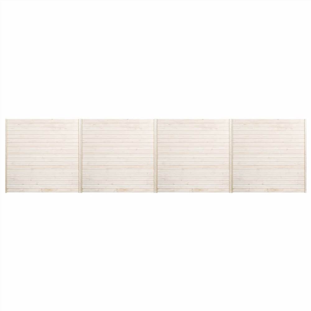 Fence Panels 4 pcs 6.8x1.7 m