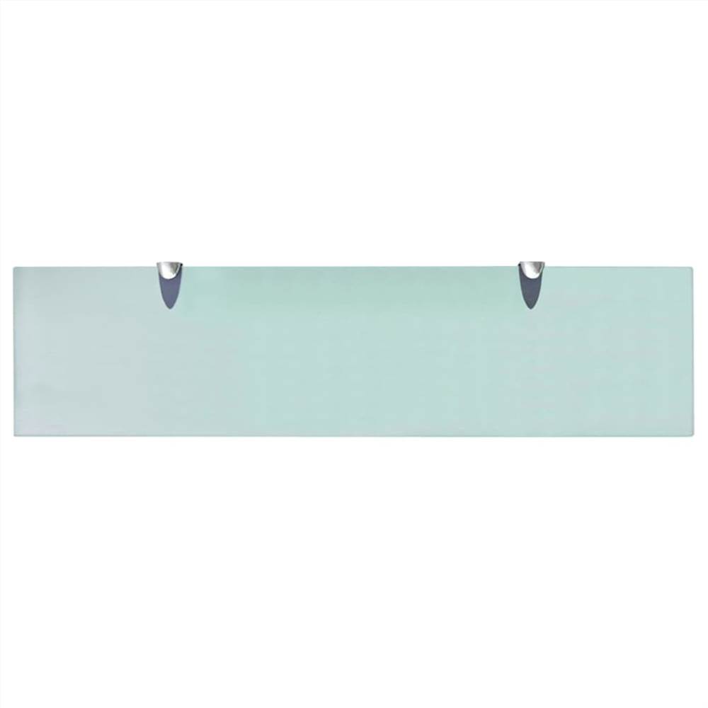 Floating Shelves 2 pcs Glass 80x20 cm 8 mm