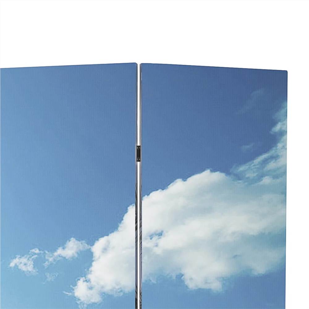 Folding Room Divider 200x170 cm Beach