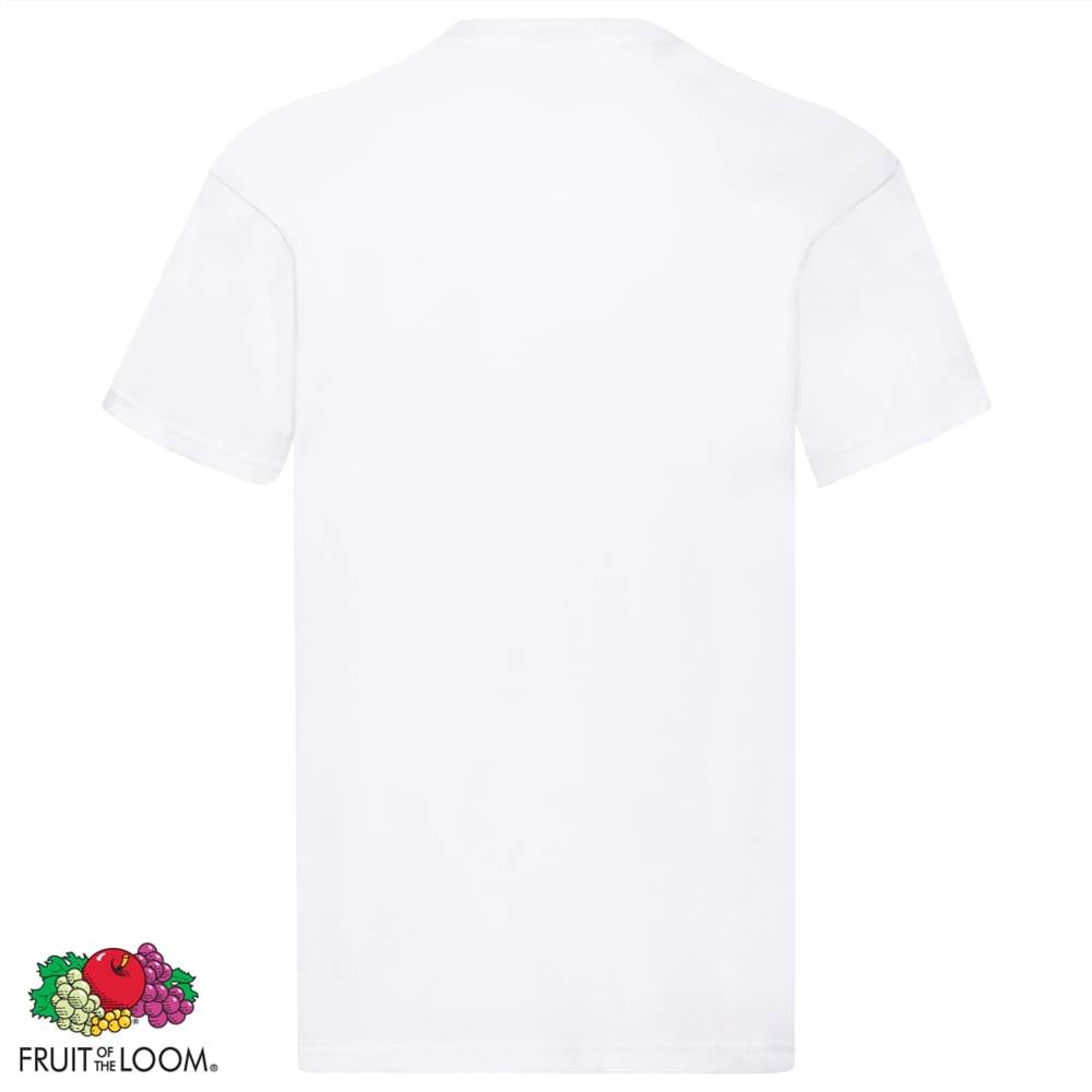 Fruit of the Loom Original T-shirts 10 pcs White S Cotton