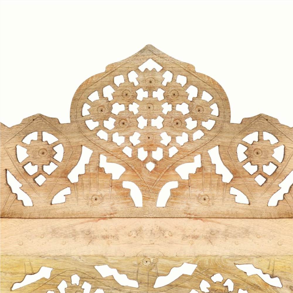 Hand carved 5-Panel Room Divider 200x165 cm Solid Mango Wood