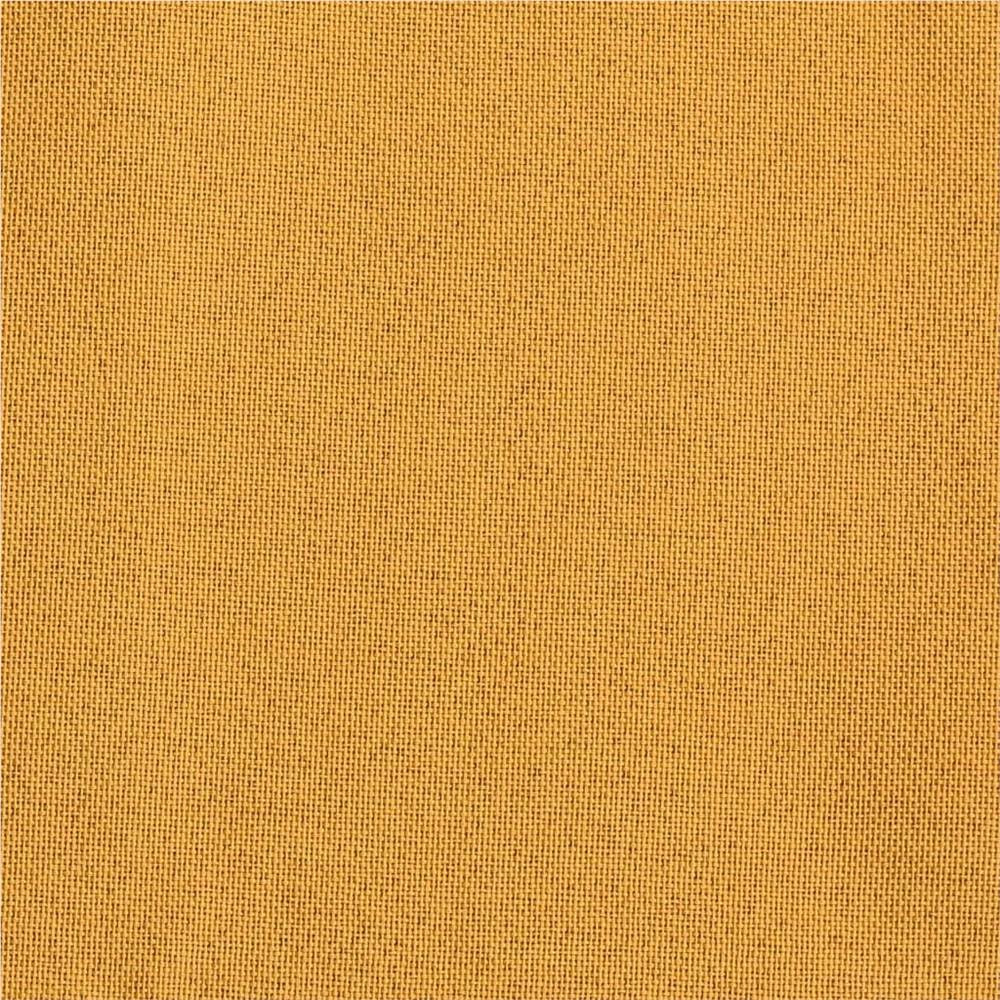 Linen-Look Blackout Curtains with Grommets 2pcs Yellow 140x175cm