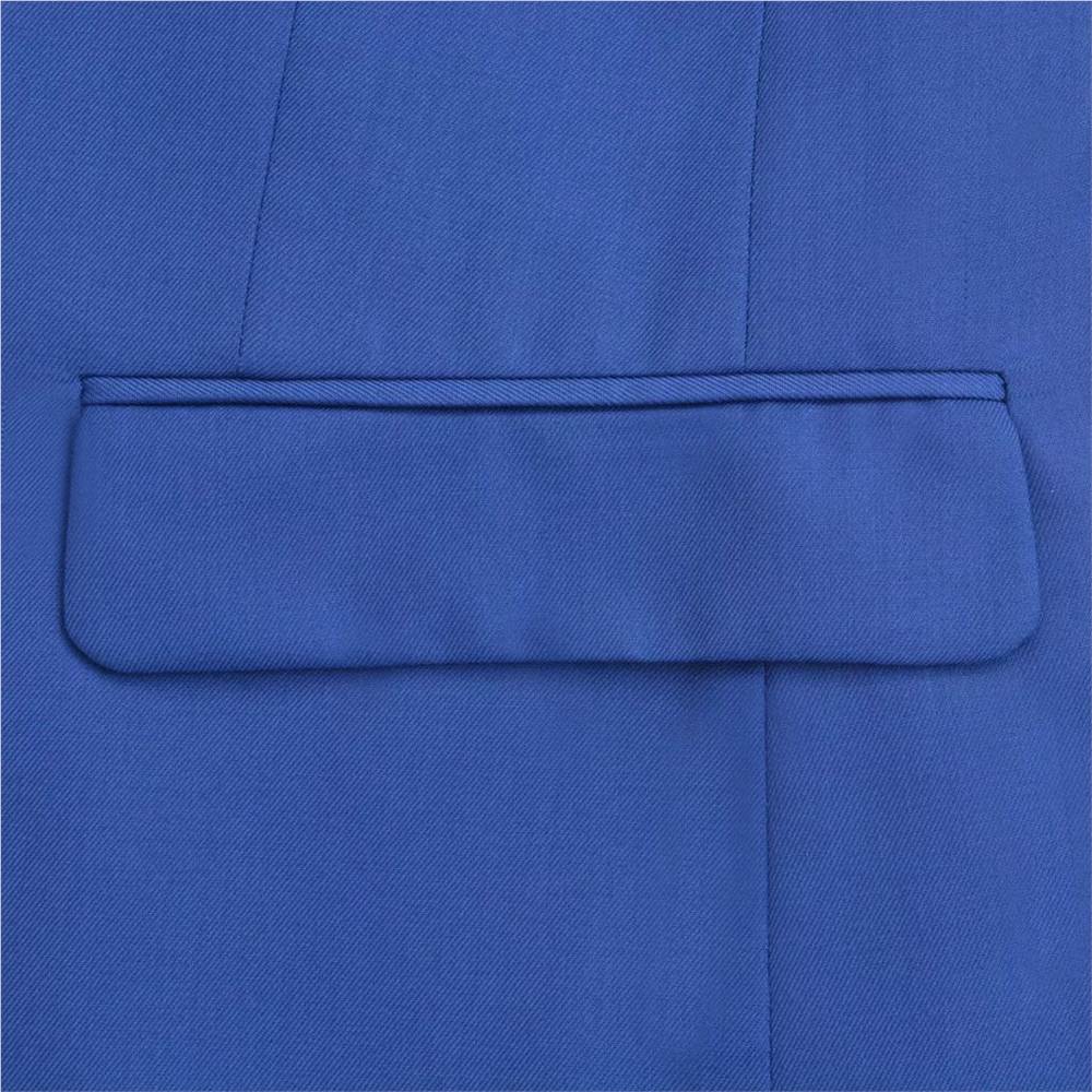 Mens Two Piece Suit Royal Blue Size 54