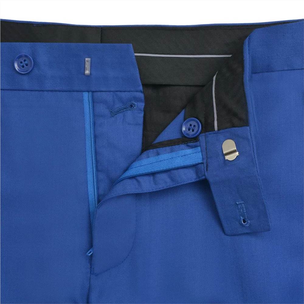 Mens Two Piece Suit Royal Blue Size 54
