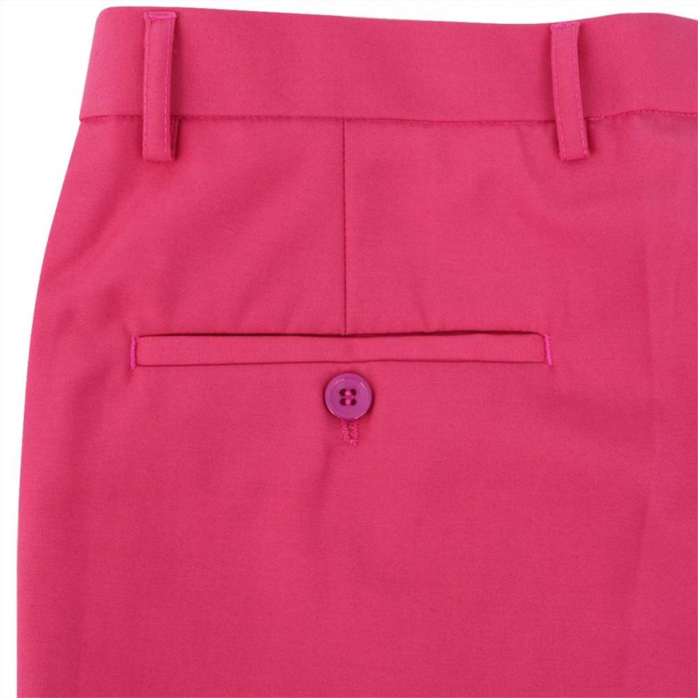 Mens Two Piece Suit with Tie Pink Size 48