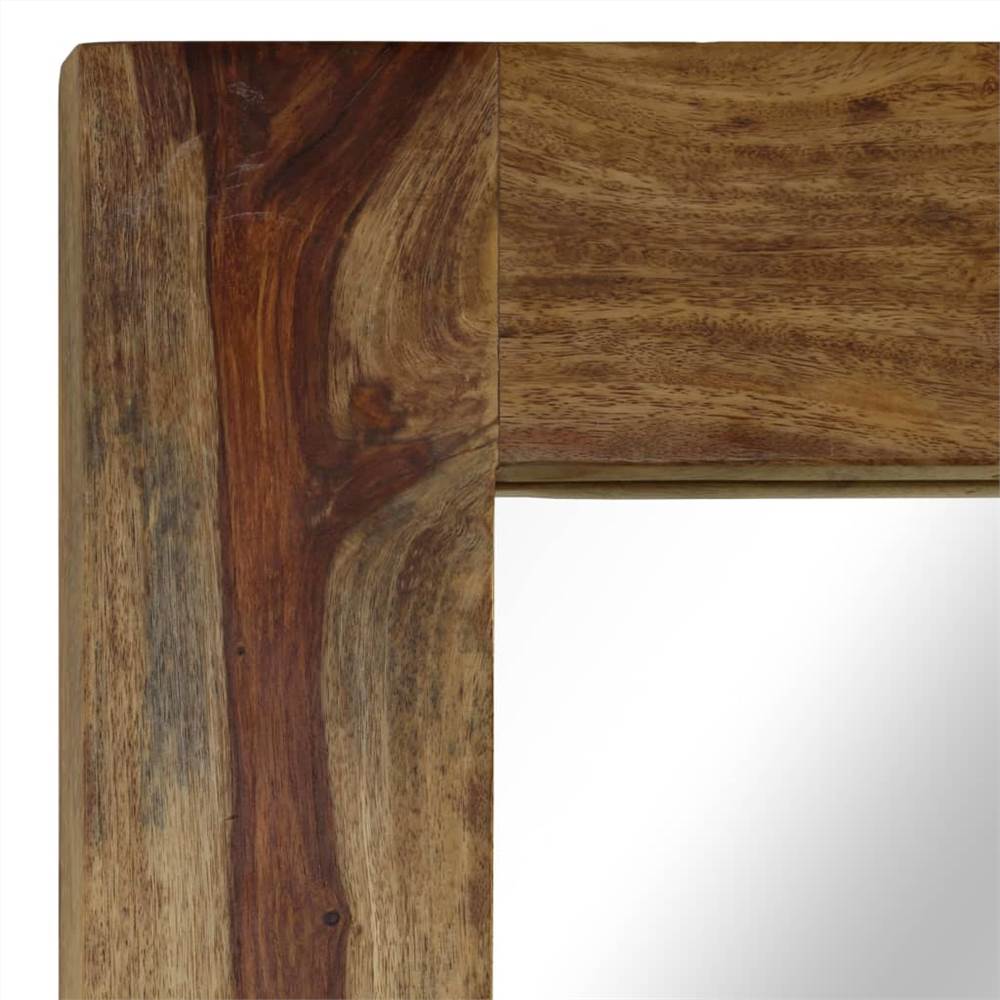 Mirror Solid Sheesham Wood 50x80 cm