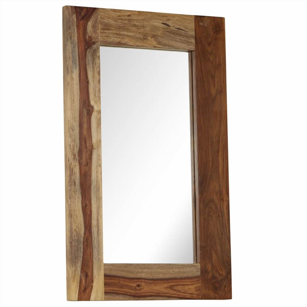 Mirror Solid Sheesham Wood 50x80 cm