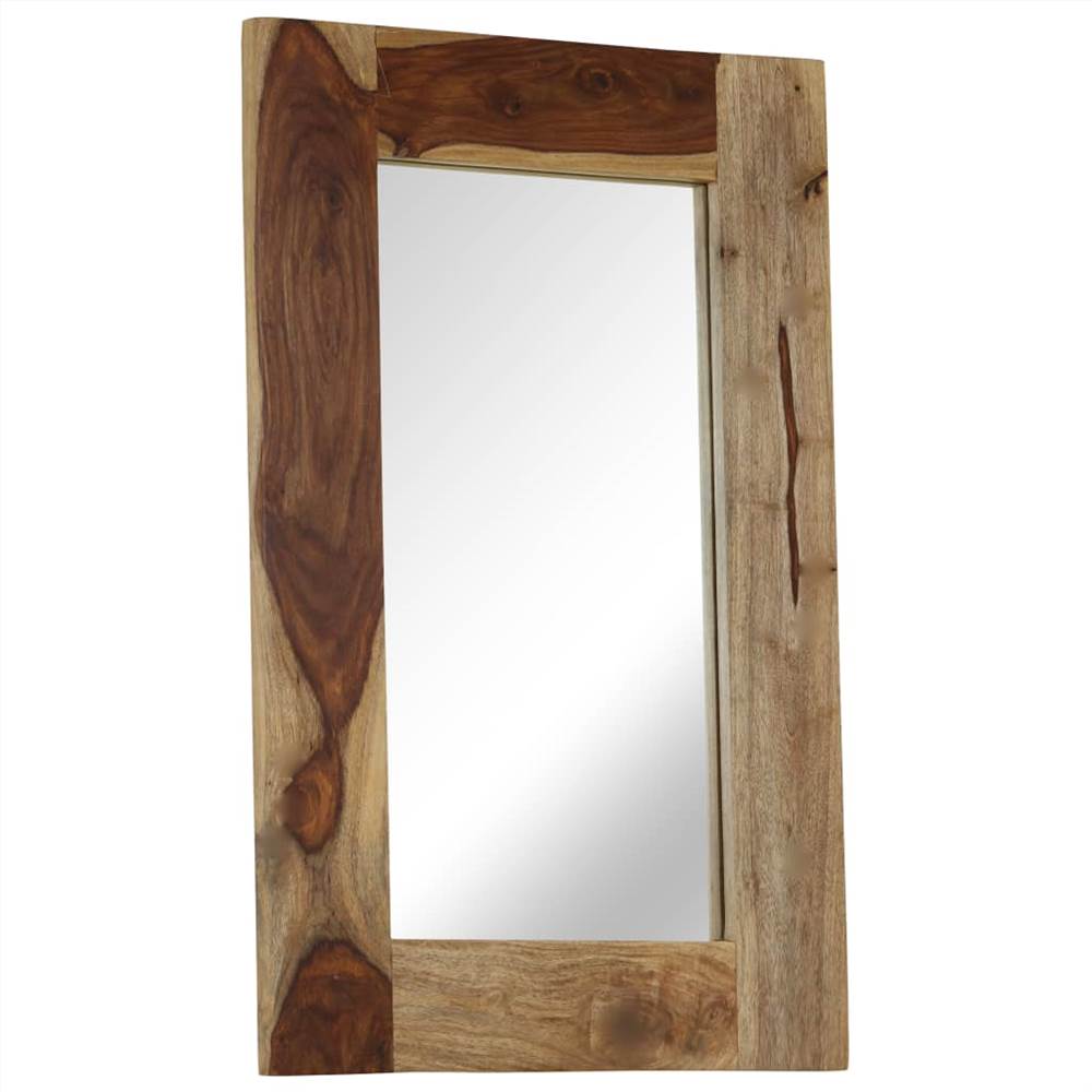 Mirror Solid Sheesham Wood 50x80 cm